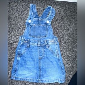 Old Navy Kids Denim Blue Overall Dress